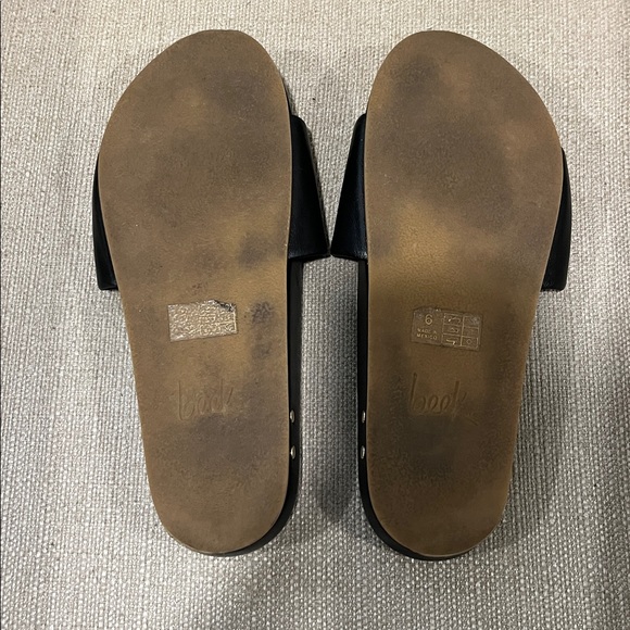 Beek Gallito Leather Slide Sandal Black Size 6 - Picture 10 of 10